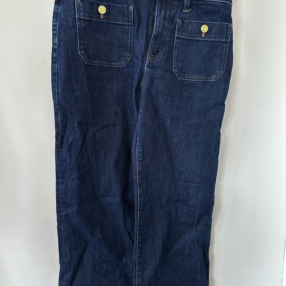 J. Crew Factory Slim wide-leg sailor jean in all-day stretch